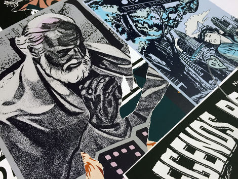 <p>Invasion Dream Club<br/>
21 Color Silkscreen Print</p>