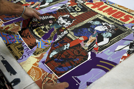 <p>Eastern Suspenso<br/>
24 Color Silkscreen Print</p>