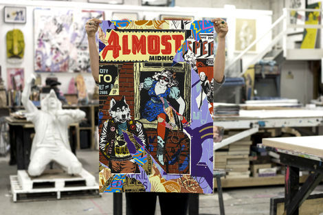 <p>Eastern Suspenso<br/>
24 Color Silkscreen Print</p>